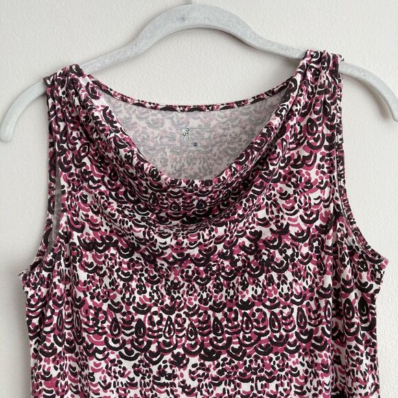 Title Nine Womens Cowl Neck Sleeveless Dress Size XS Athletic Pink Casual - Picture 2 of 7